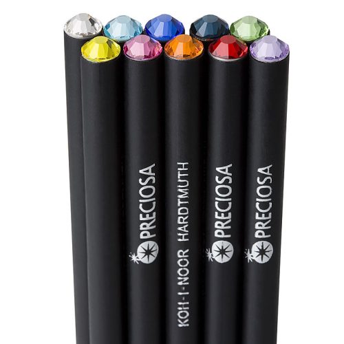 Preciosa ceruza színes kristálykővel