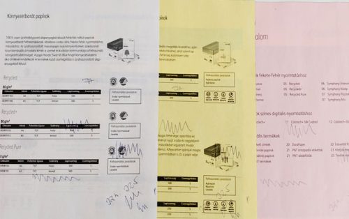Önátíró papír Premium Digital Carbonless A4 3pld W/Y/P STR 500 ív