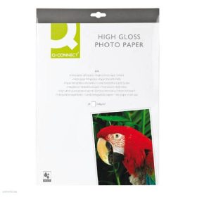   Fotópapír tintasugaras Q-Connect KF02163 A4 260g 20 ív fényes
