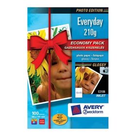   Fotópapír tintasugaras E2106 10 x 15 cm 210 g inkjet, fényes 100 ív