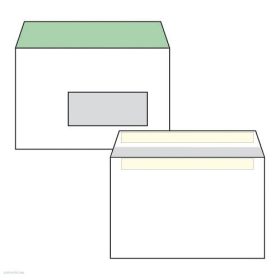   Boríték LC/6 öntapadós jobb ablakos 35 x 90 mm bélésnyomott