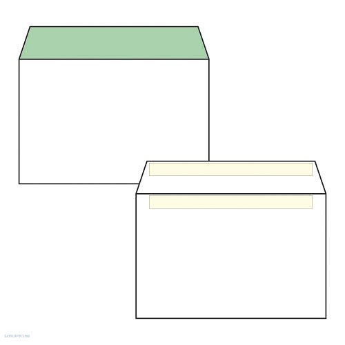 Boríték LC/6 öntapadós