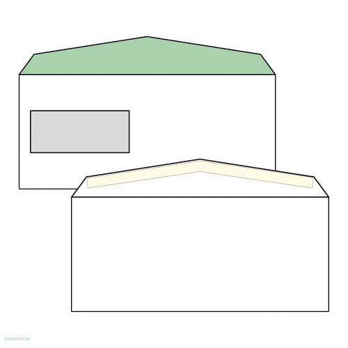 Boríték LC6/5 enyvezett bal ablakos 35 x 90 mm ablakméret