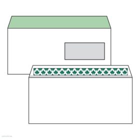   Boríték LC6/5 szilikonos bélésnyomott ablakos jobb 35 x 90 mm