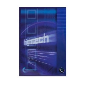   Beíró A4 100 lap vonalas High Tech ragasztott keményfedeles