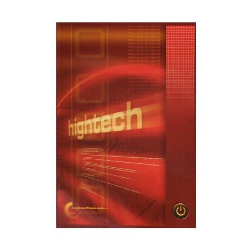 Ragasztott füzet A5 100 lap kockás HIGH TECH