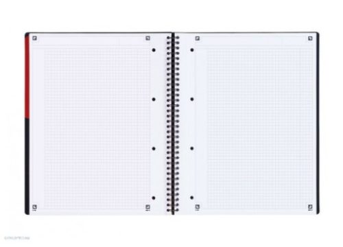 Spirálfüzet Oxford Activebook, A/4, kockás, 80 lap