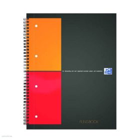   Spirálfüzet Oxford Filingbook, A/4, kockás, 100 lap, színregiszteres