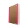 Beíró 165x210mm, 80lap, rendezővel DONAU Life neon neonpink