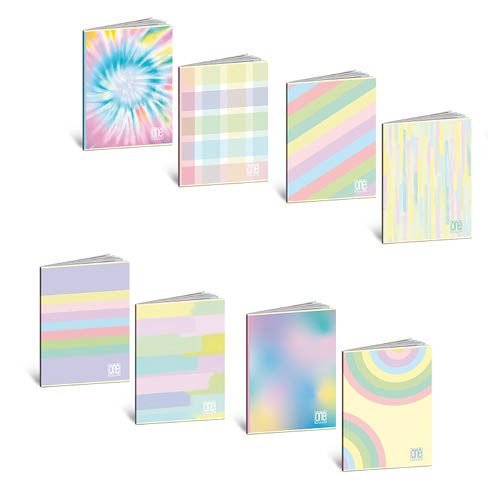 Füzet A/5 42lap BLASETTI One Color Pastelplus kockás