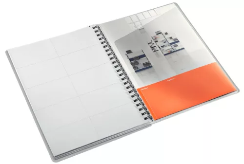 Spirálfüzet rendszerező Leitz Executive, A/4, kockás, PP