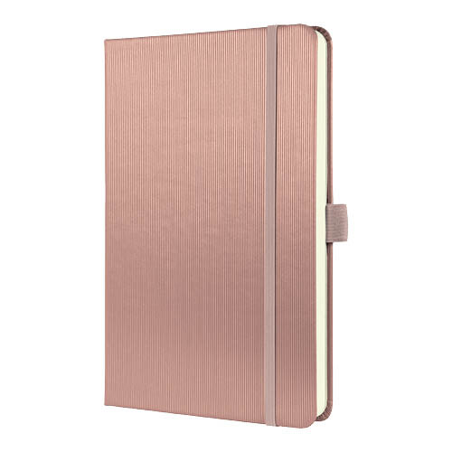 Beíró A/5, 194 lap, Sigel Conceptum, keményfedeles, vonalas, rózsaszín