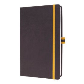   Beíró A/5, 176 lap, Sigel Linespace, keményfedeles, vonalas, sötétszürke