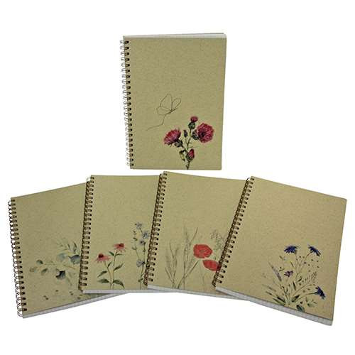 Spirálfüzet A/5, kockás, 80 lapos, fűpapírból, Donau