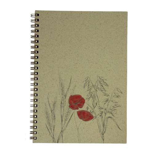 Spirálfüzet A/5, kockás, 80 lapos, fűpapírból, Donau