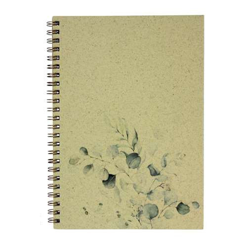 Spirálfüzet A/5, kockás, 80 lapos, fűpapírból, Donau