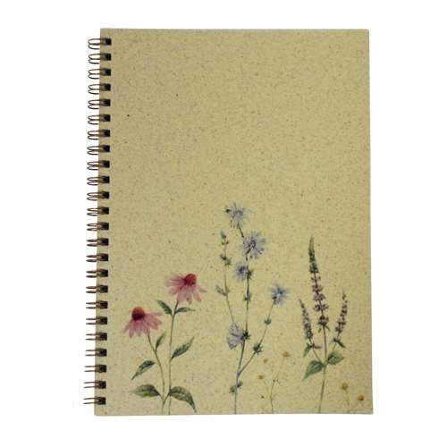 Spirálfüzet A/5, kockás, 80 lapos, fűpapírból, Donau