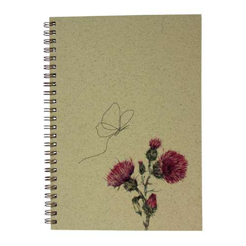 Spirálfüzet A/5, kockás, 80 lapos, fűpapírból, Donau