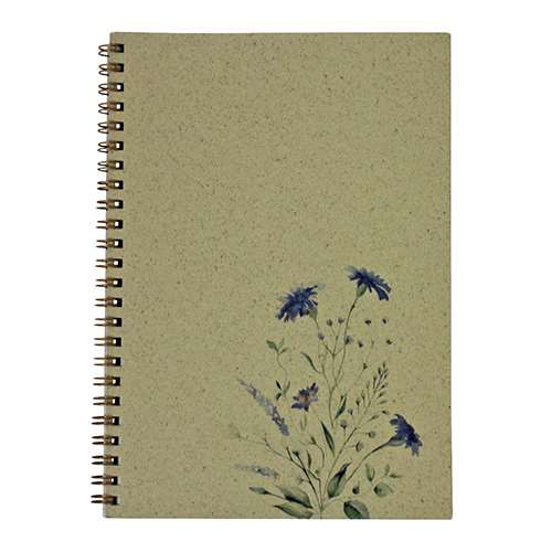 Spirálfüzet A/5, kockás, 80 lapos, fűpapírból, Donau