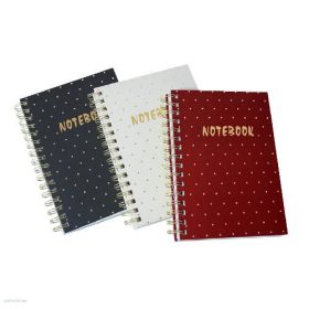 Spirálfüzet Donau, A/5, vonalas, 96 lap, 80g