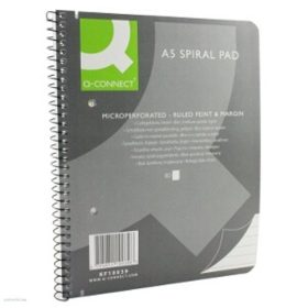   Spirálfüzet Q-Connect Collegeblock, A/5, vonalas, 80 lap, KF10039