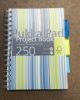 Spirálfüzet Pukka Pad Project Book, A/5, vonalas, 250 oldal, 3 elválasztó, színes PP borító