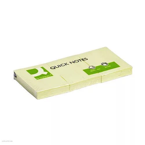 Öntapadós jegyzettömb 38x51 mm 100 lap Q-Connect KF10500
