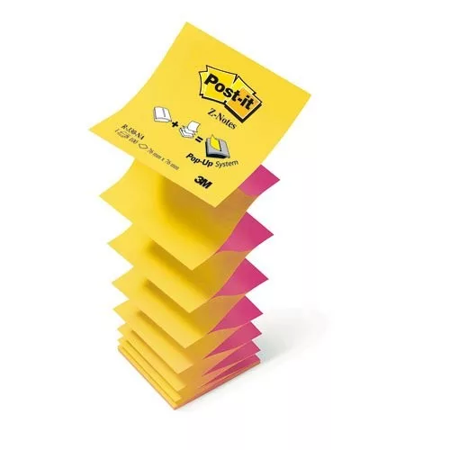 Post-it öntapadós jegyzettömb, R330NA/R330N 76x76mm 100 lap "Z"