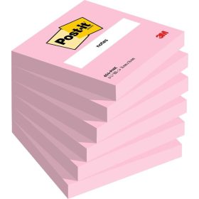 Post-it® 654, 76 x 76 mm, 100 lap, neon rózsaszín
