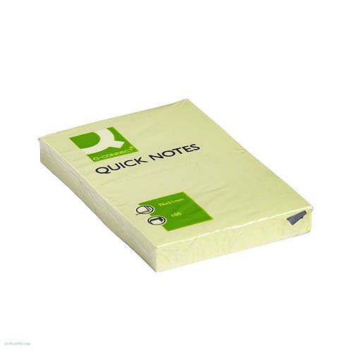 Öntapadós jegyzettömb 51x76 mm 100 lap Q-Connect KF10501