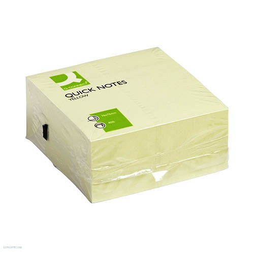 Öntapadós jegyzettömb 76x76 mm 400 lap Q-Connect KF01346