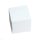 Kockatömb, 90 x 90 x 90 mm, fehér, ragasztott
