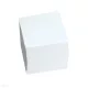 Kockatömb, 90 x 90 x 90 mm, fehér, ragasztott