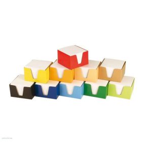 Kockatömb 90 x 90 x 60 mm színes dobozos