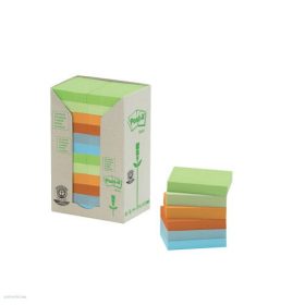   Post-it öntapadós jegyzettömb, 653-1RPT 51x38 mm 24 x 100 lap/csm GreenLine vegyes