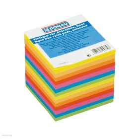   Kockatömb 90 x 90 mm Donau, ragasztott, vegyes intenzív színek