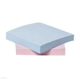   Öntapadós jegyzettömb 76x76mm recycled pasztell rainbow p. 4x3x100 lap KF17324