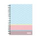 Spirálfüzet A5 100 lap kockás Graphic Pastel Blue