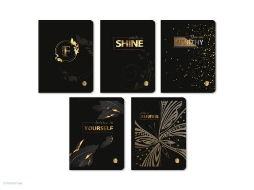 Füzet 21-48 Fűzfői 3D Royal design, A/5, vonalas