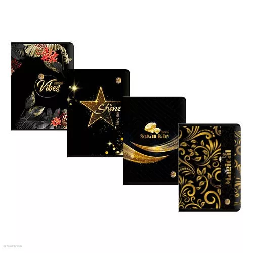 Füzet 27-48 Fűzfői 3D Royal design, A/5, kockás