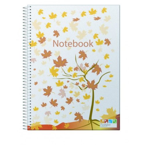 Spirálfüzet Ancor Notebook, A/5, kockás, 120 lap, PP borítóval, színregiszteres, 90g, 68849
