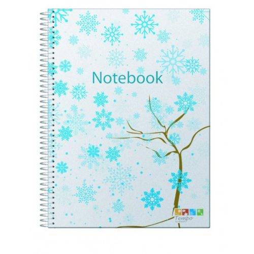 Spirálfüzet Ancor Notebook, A/5, vonalas, 120 lap, PP borító, színregiszteres, 90g, 68832