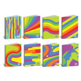 Spirálfüzet A/4, vonalas, One Color Fantafluo, 60 lapos