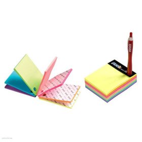   Öntapadós jegyzettömb 101x76 mm Magic Cube neon mix 280 lap 7 szín