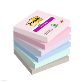   Post-it Super Sticky öntapadós jegyzettömb, 654-SS-Soul 76x76mm 90lap 6 tömb Soulful