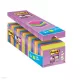 Post-it Super Sticky öntapadós jegyzettömb, 76x76 mm, 90 lap, 24 tömb 654- P24SSCOL-EU