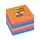 Post-it Super Sticky öntapadós jegyzettömb, szivárványcsomag 76×76 mm, 90 lap, 6 tömb, Bangkok, 654-6SS-EG