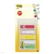 Post-it index jelölőnyíl priorizáláshoz 12×43 mm, 5 x 20 db zöld,sárga,piros