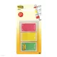 Post-it Index standard jelölő priorizáláshoz 24 x 43 mm, 3 x 20 db zöld,sárga,piros