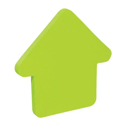 Öntapadós jegyzettömb, 50 lap, Donau, nyíl alakú, zöld